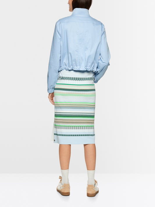 Marc Cain Sports Sky Blue Short Cotton Jacket with Mesh Lining AS31.15 W17