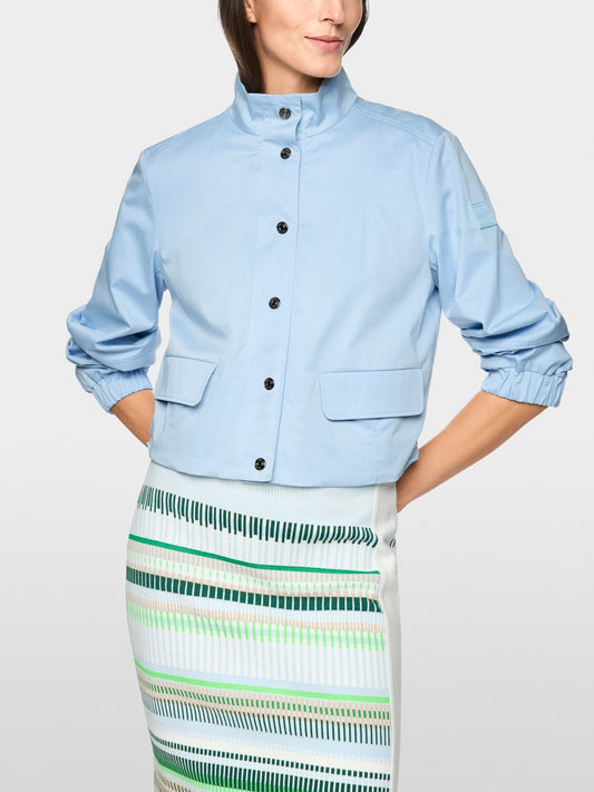 Marc Cain Sports Sky Blue Short Cotton Jacket with Mesh Lining AS31.15 W17