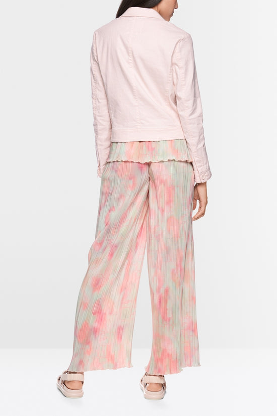 Marc Cain Sports Rose Pink Denim-Style Blazer