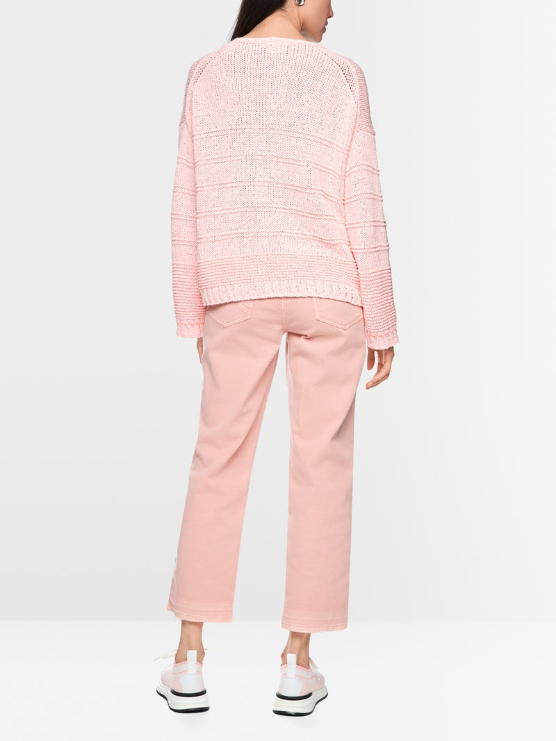 Marc Cain Sports Rosewater V Neck Relaxed Fit Sweater