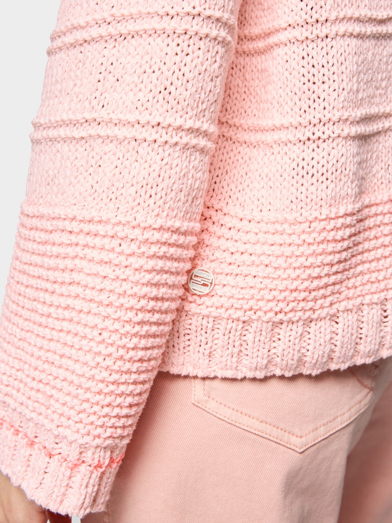 Marc Cain Sports Rosewater V Neck Relaxed Fit Sweater