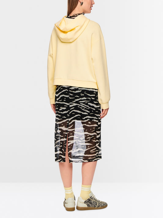 Marc Cain Sports Yellow Hooded Long Sleeve Sweatshirt AS44.12 J38