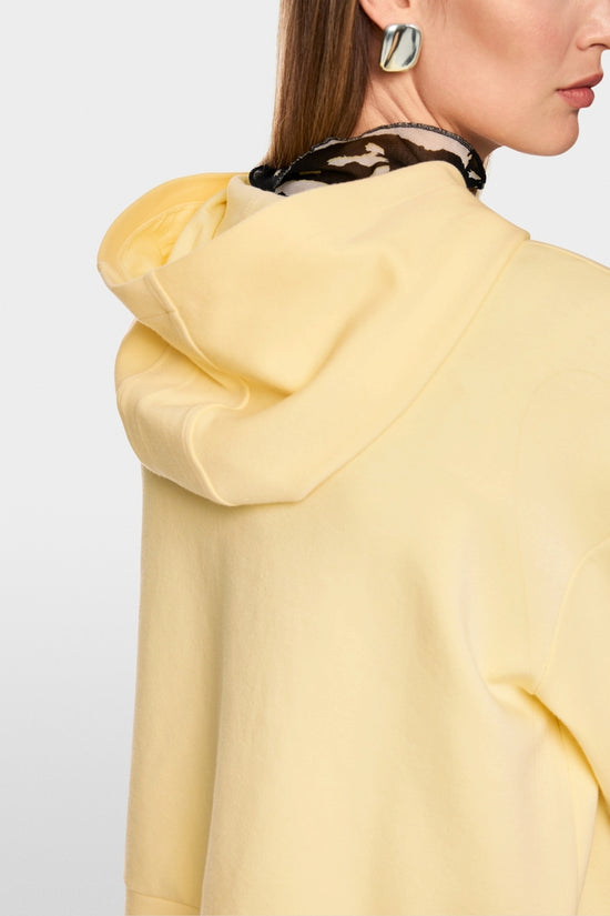 Marc Cain Sports Yellow Hooded Long Sleeve Sweatshirt AS44.12 J38