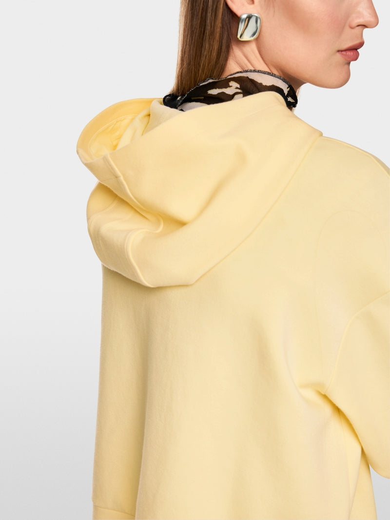 Marc Cain Sports Yellow Hooded Long Sleeve Sweatshirt AS44.12 J38