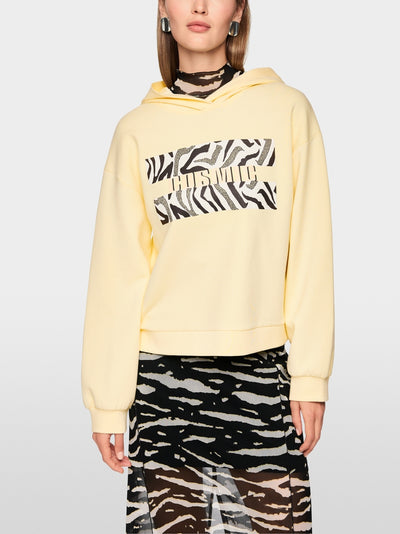 Marc Cain Sports Yellow Hooded Long Sleeve Sweatshirt AS44.12 J38