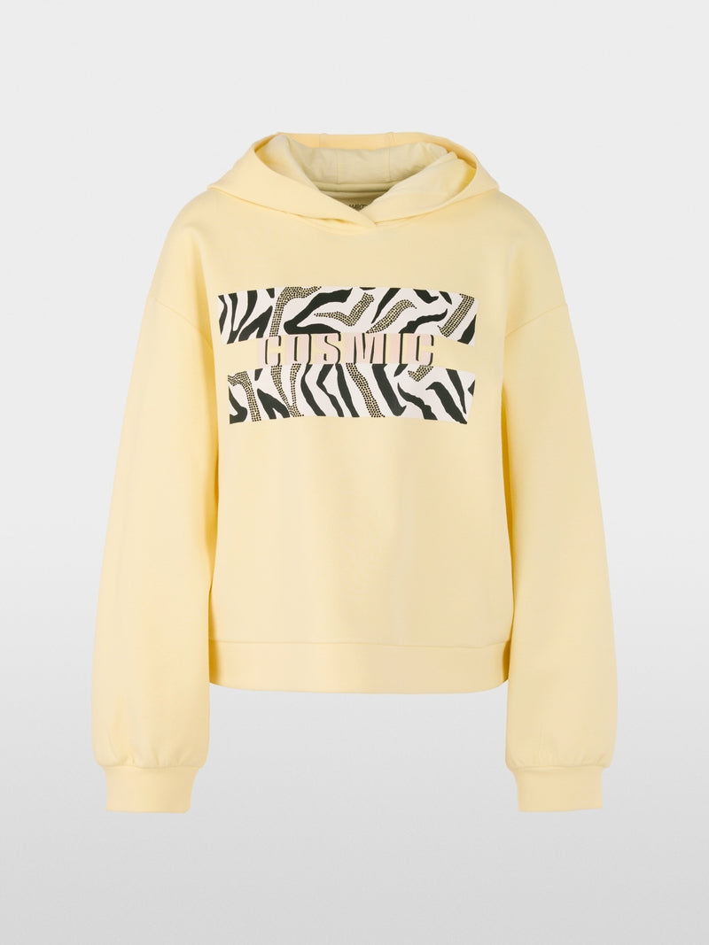 Marc Cain Sports Yellow Hooded Long Sleeve Sweatshirt AS44.12 J38