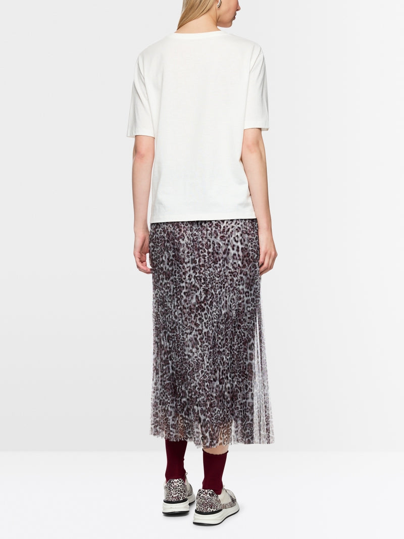 Marc Cain Sports Off-White Cherry Print Crew Neck T-Shirt AS48.21 J27