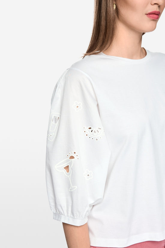 Marc Cain Sports 3/4 Balloon Sleeve Top
