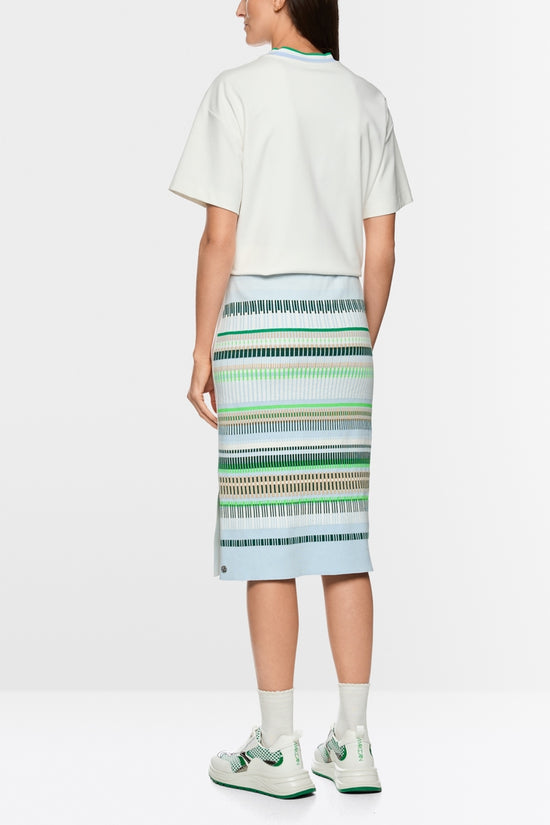 Marc Cain Sports Multicoloured Calf-Length Knitted Skirt