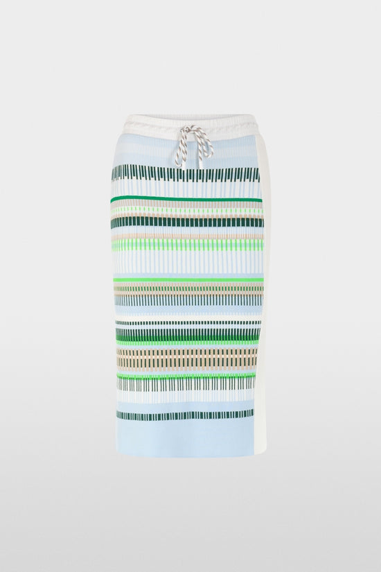 Marc Cain Sports Multicoloured Calf-Length Knitted Skirt