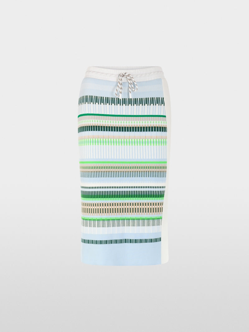 Marc Cain Sports Multicoloured Calf-Length Knitted Skirt