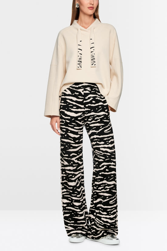 Marc Cain Animal Print Welkom Wide Leg Trousers AS81.13 J03
