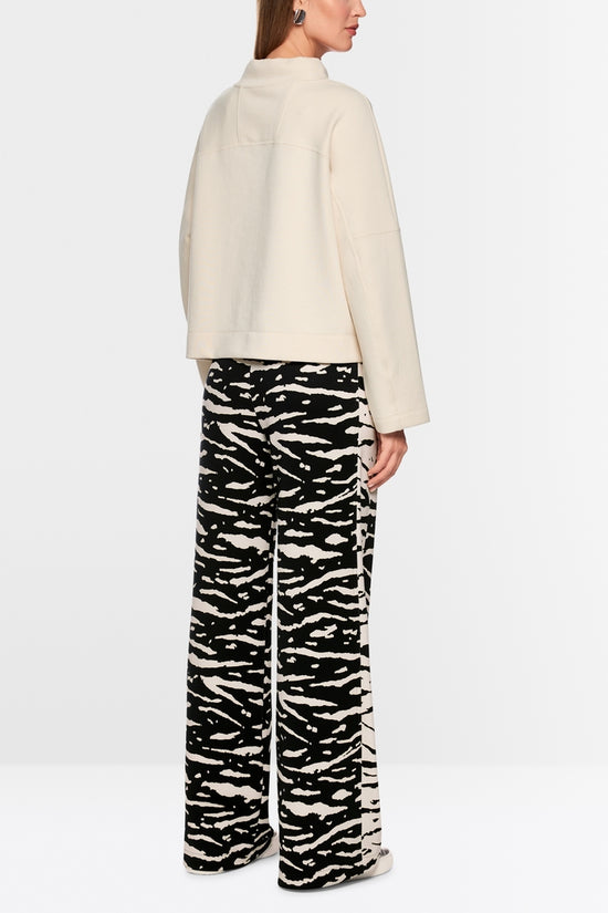 Marc Cain Animal Print Welkom Wide Leg Trousers AS81.13 J03