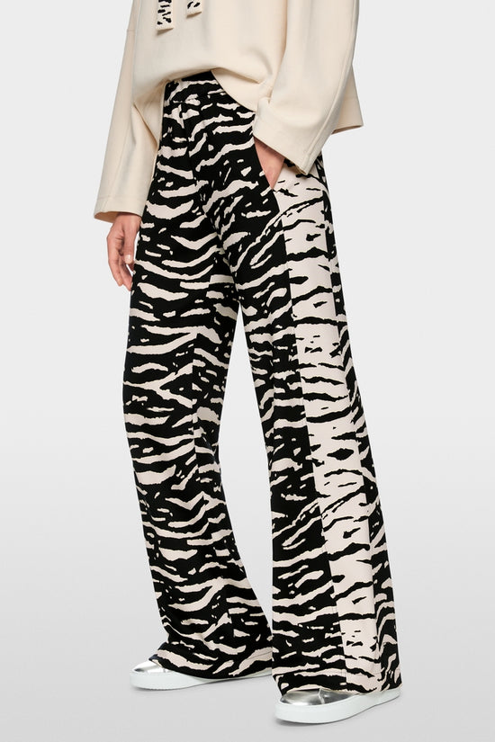 Marc Cain Animal Print Welkom Wide Leg Trousers AS81.13 J03