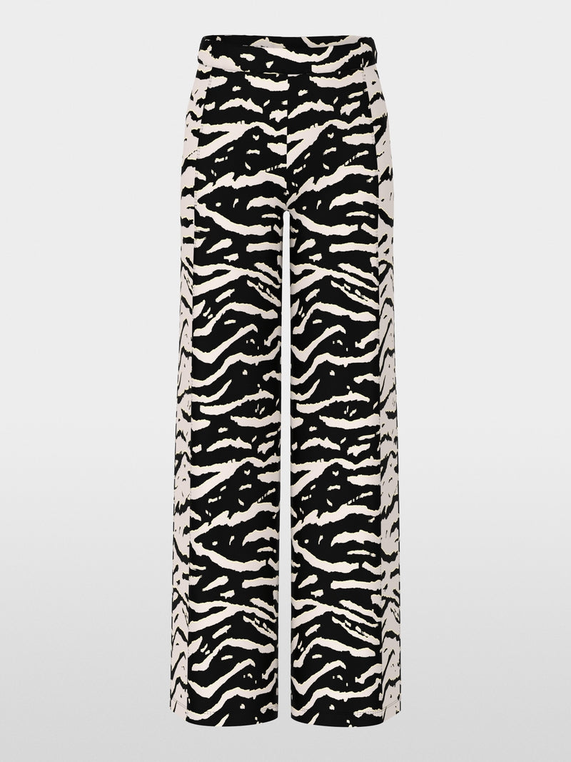 Marc Cain Animal Print Welkom Wide Leg Trousers AS81.13 J03