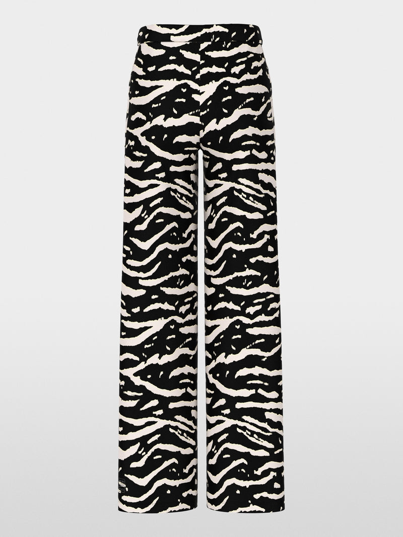 Marc Cain Animal Print Welkom Wide Leg Trousers AS81.13 J03