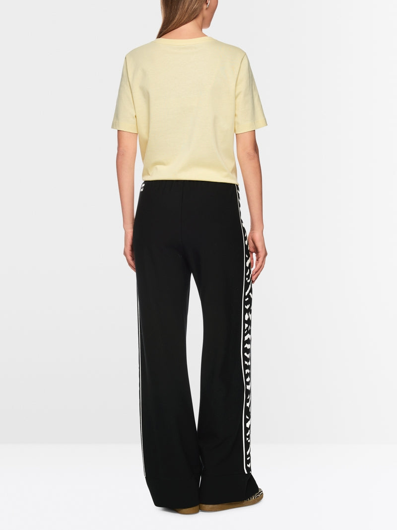 Marc Cain Sports Black Welkom Wide Leg Trousers AS81.25 M09