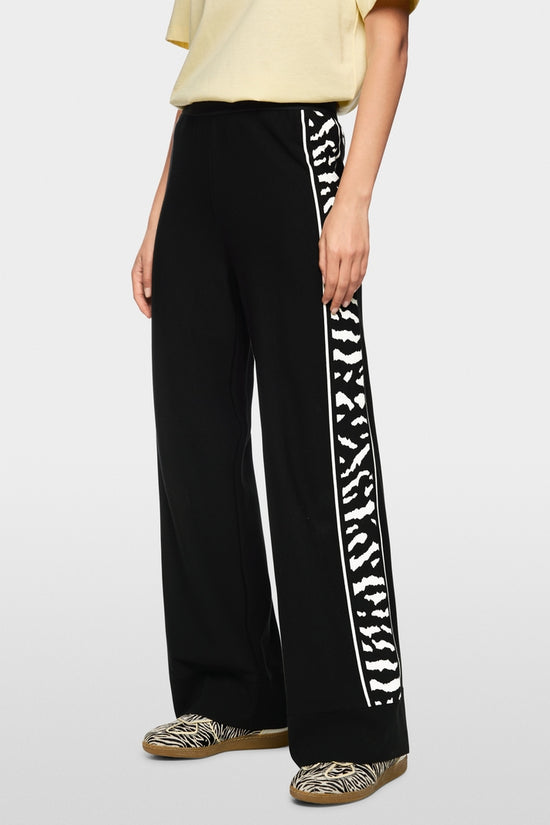 Marc Cain Sports Black Welkom Wide Leg Trousers AS81.25 M09