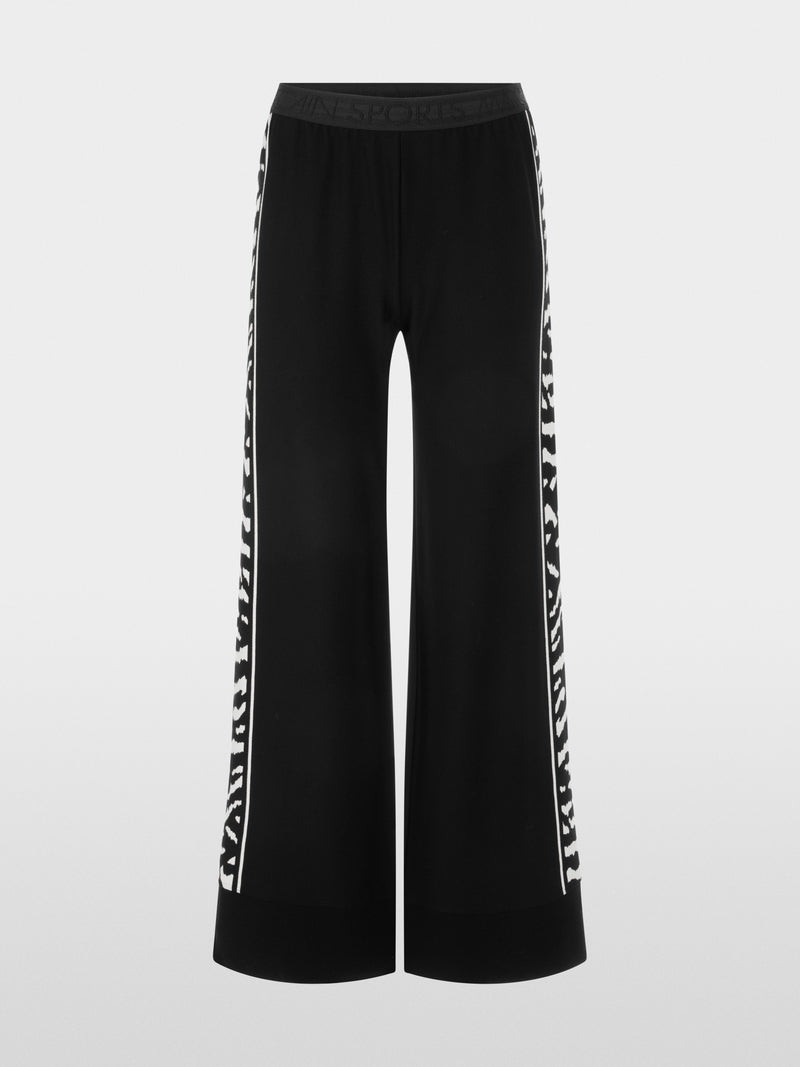 Marc Cain Sports Black Welkom Wide Leg Trousers AS81.25 M09