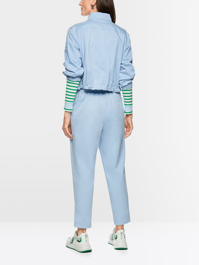 Marc Cain Sports Sky Blue FAQUS Paperbag Trousers with High Waist AS81.31 W17