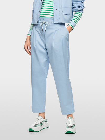 Marc Cain Sports Sky Blue FAQUS Paperbag Trousers with High Waist AS81.31 W17