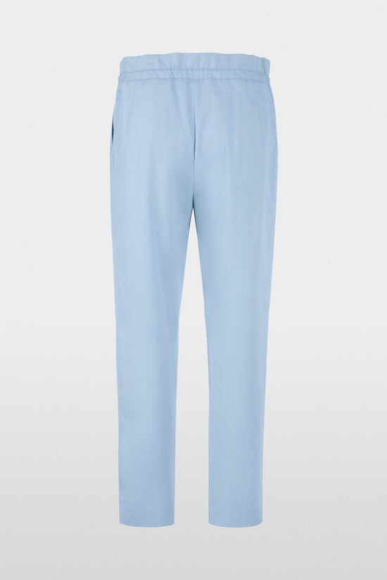 Marc Cain Sports Sky Blue FAQUS Paperbag Trousers with High Waist