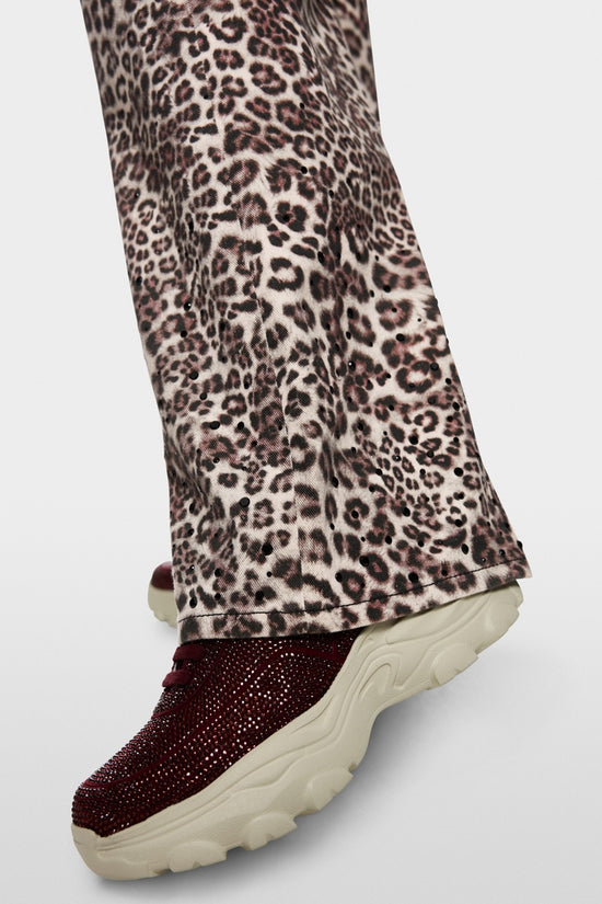 Marc Cain Sports Leopard Print Wide Leg Jeans AS82.20 D09