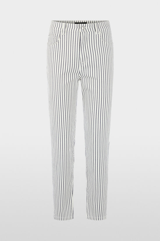 Marc Cain Sports Navy Striped Tapered Leg Jeans