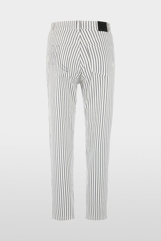 Marc Cain Sports Navy Striped Tapered Leg Jeans
