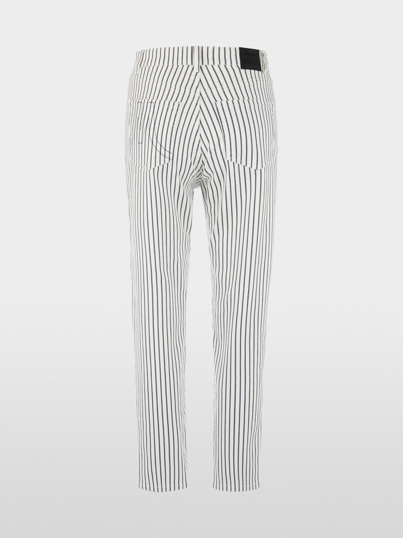 Marc Cain Sports Navy Striped Tapered Leg Jeans