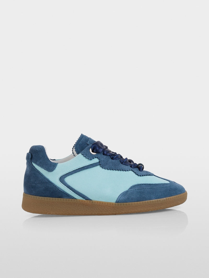 Marc Cain Sports Sky Blue Suede Trainers ASSH.07 l08