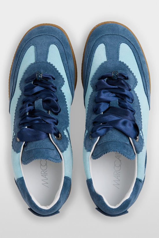 Marc Cain Sports Sky Blue Suede Trainers ASSH.07 l08
