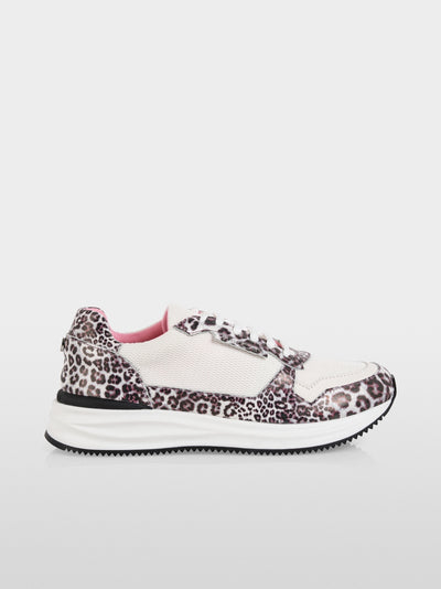 Marc Cain Sports Leopard Print Mixed Material Trainers AS SH.09 J47