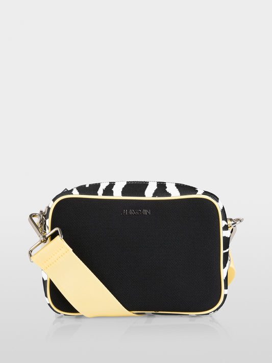 Marc Cain Black and White Small Shoulder Bag ASTI.04 M53