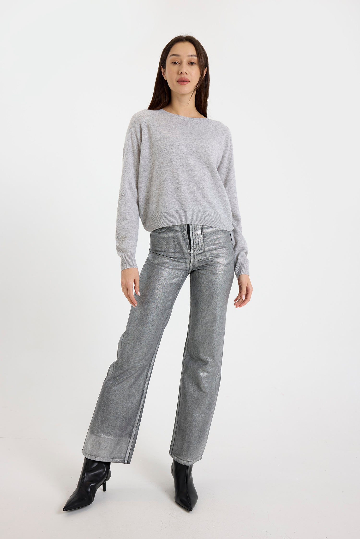 Brodie star dust sleeve sweater B024