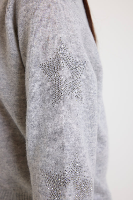 Brodie star dust sleeve sweater B024