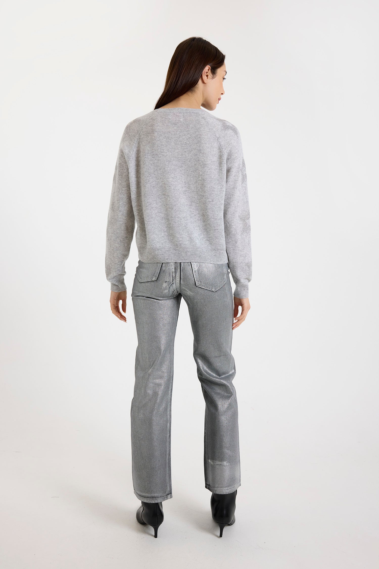 Brodie star dust sleeve sweater B024