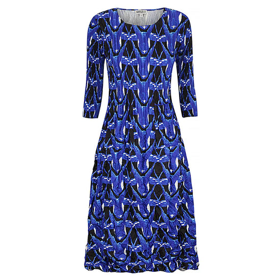 Alquema royal 3/4 sleeve smash pocket dress ADC544