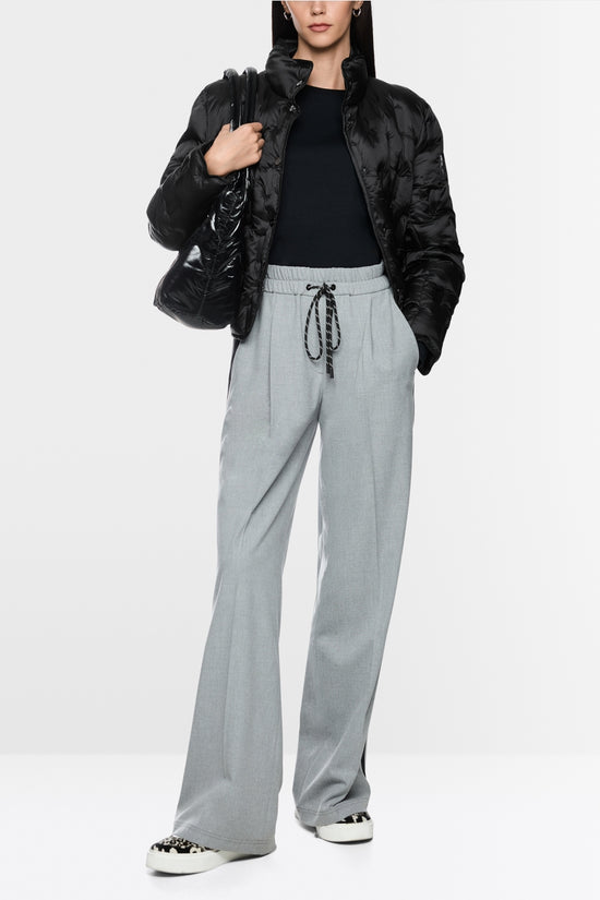Marc Cain Black Quilted Jacket with Synthetic Down