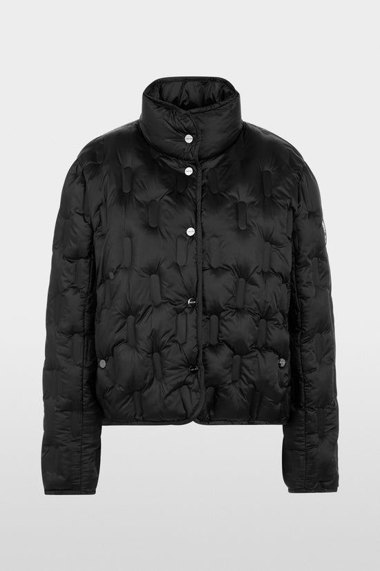 Marc Cain Black Quilted Jacket with Synthetic Down