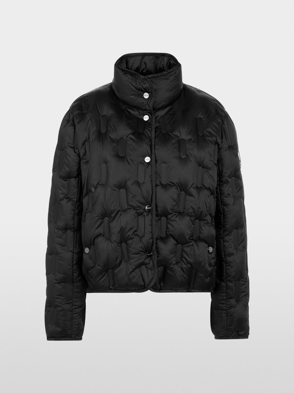 Marc Cain Black Quilted Jacket with Synthetic Down