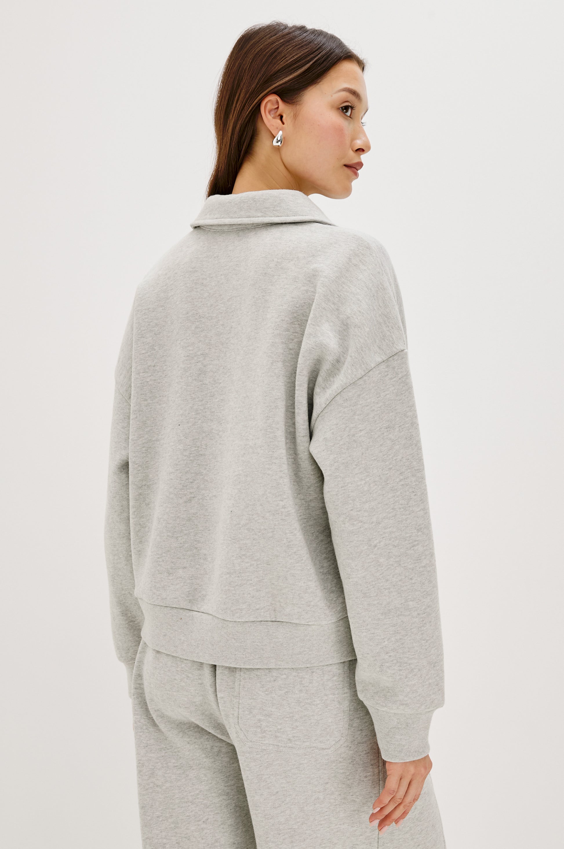 Rails long sleeve collared top Barlow