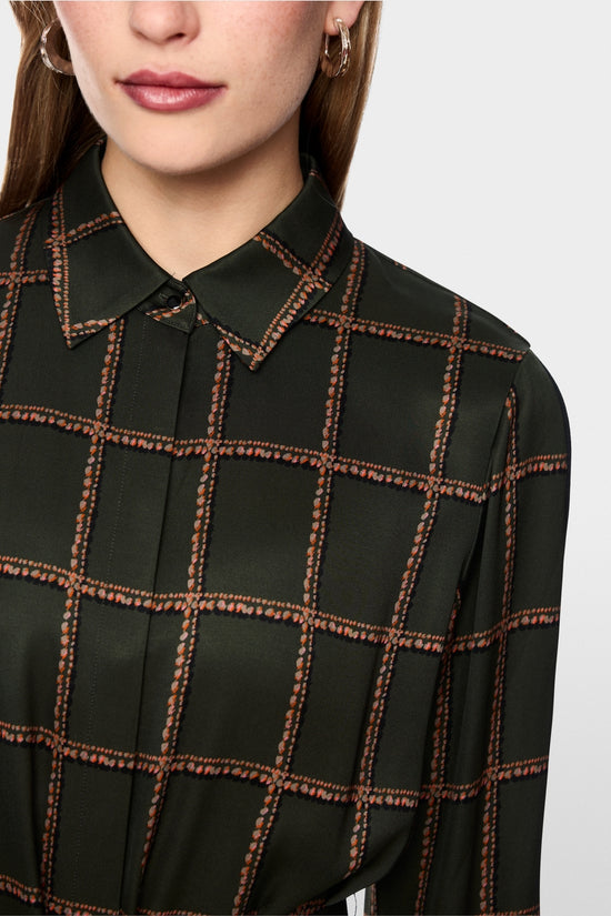 Marc Cain Forest Printed Viscose Dress with Belt