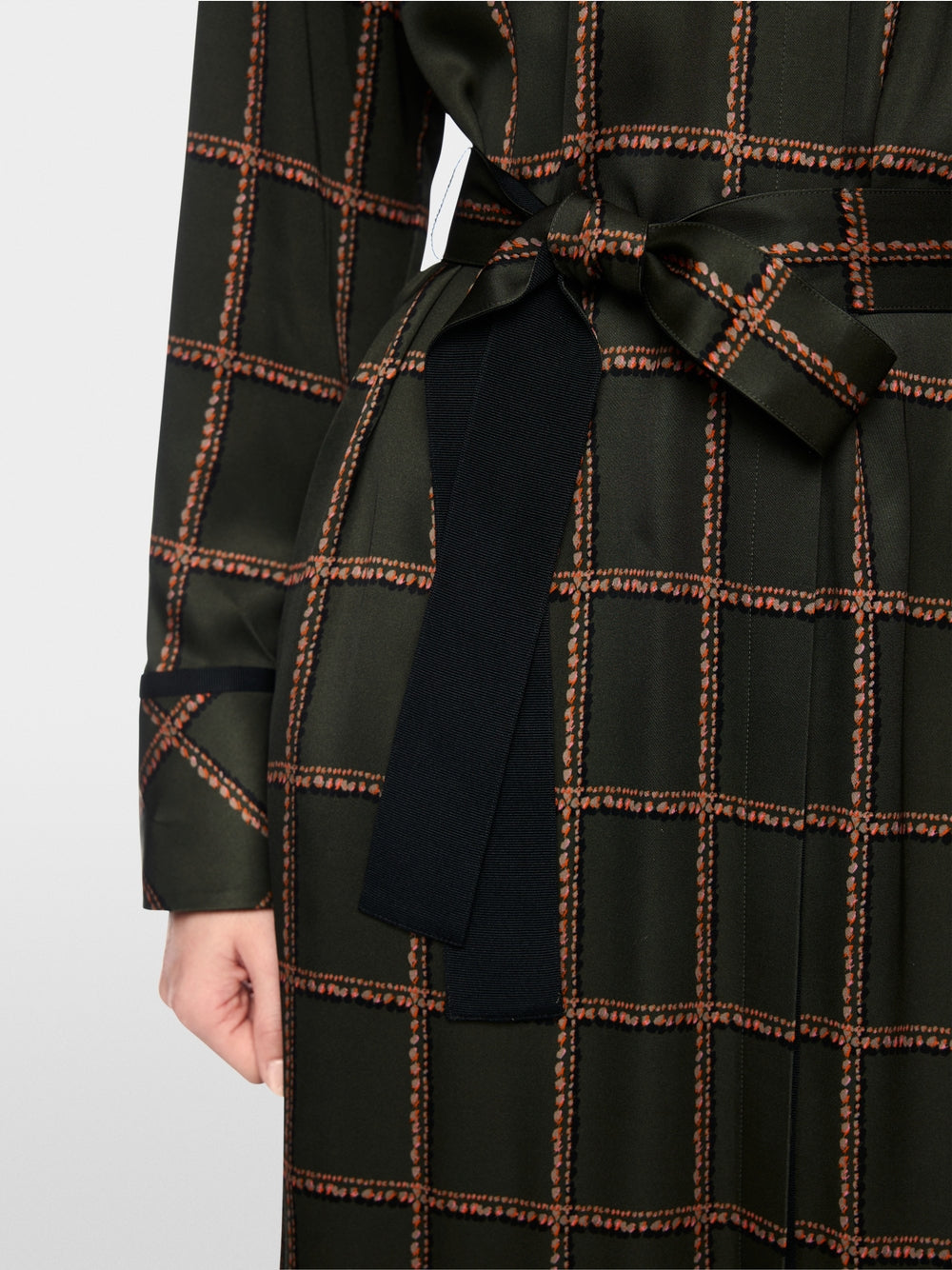Marc Cain Forest Printed Viscose Dress with Belt