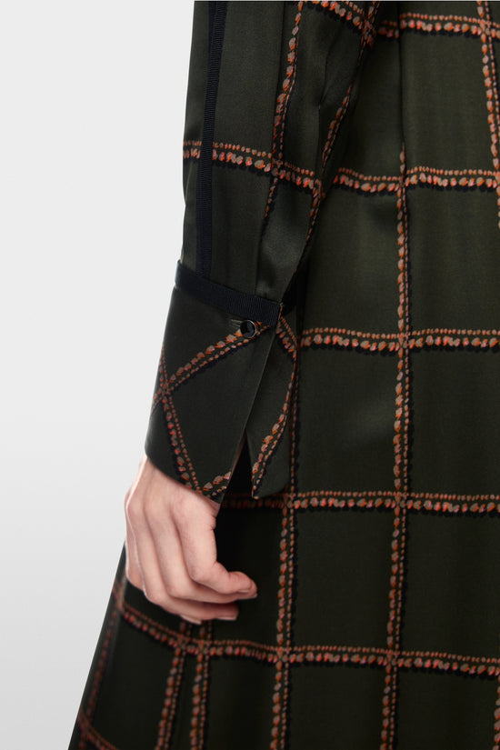 Marc Cain Forest Printed Viscose Dress with Belt