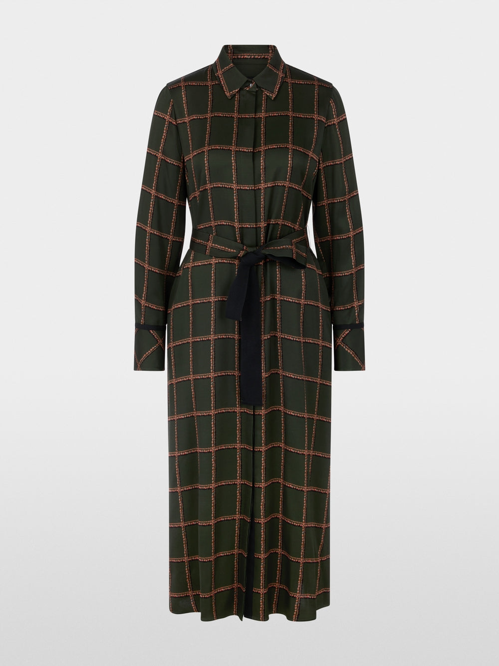 Marc Cain Forest Printed Viscose Dress with Belt