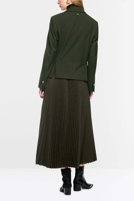 Marc Cain Forest Fitted Double-Breasted Jacket 