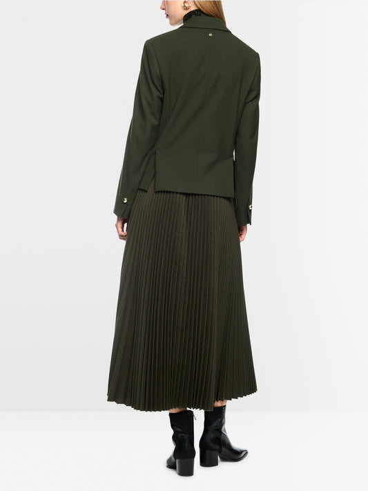 Marc Cain Forest Fitted Double-Breasted Jacket 