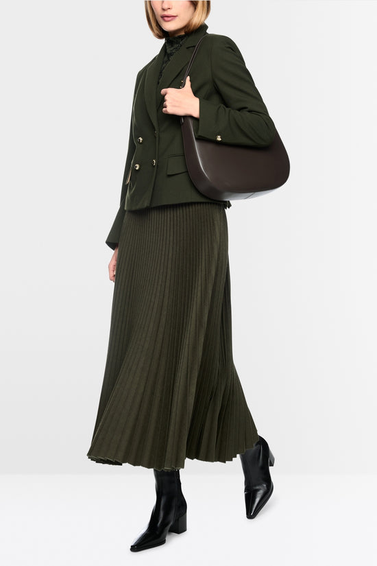 Marc Cain Forest Fitted Double-Breasted Jacket 