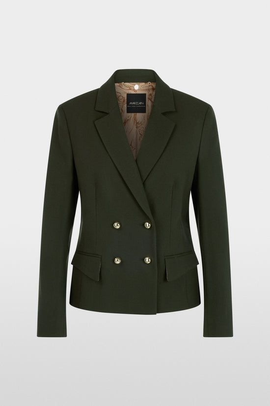 Marc Cain Forest Fitted Double-Breasted Jacket 